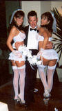 Karen McDougal at 2 2005 Holloween parties