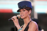 Rihanna performs on NBC's Today Show in Rockefeller Center in New York City