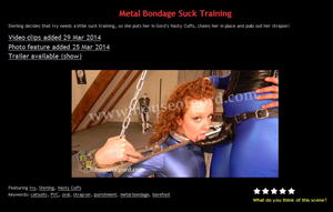 House of Gord: Metal Bondage Suck Training