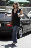 Milla Jovovich Pregnant Attends a Friend's Baby Shower in Hollywood